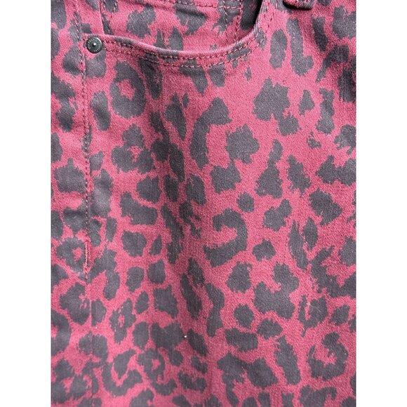 Social Standard by Sanctuary Leopard Mid Rise Ankle Skinny Jeans Size 10 - Picture 9 of 10